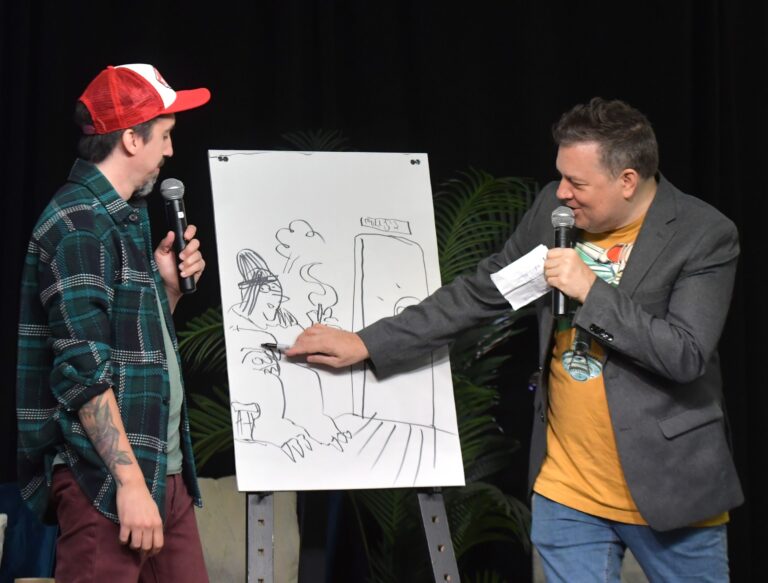 Match d&rsquo;impro BD avec Richard Écrapou, Freg