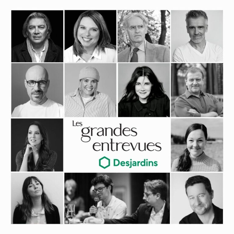 Les Grandes entrevues Desjardins : 100 ans de prod
